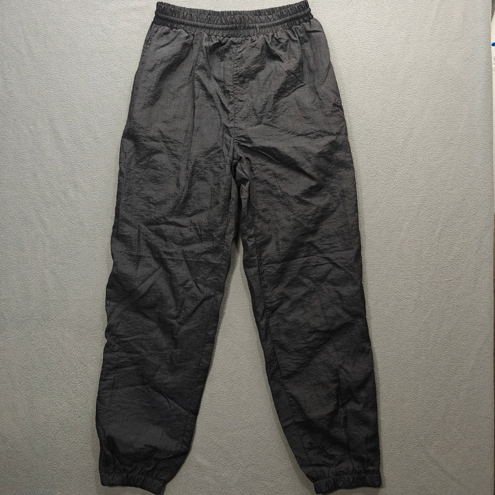 VTG‎ Puma Black Windbreak Pants Mens Large Lined Gorpcore Athleisure Sporty Gym